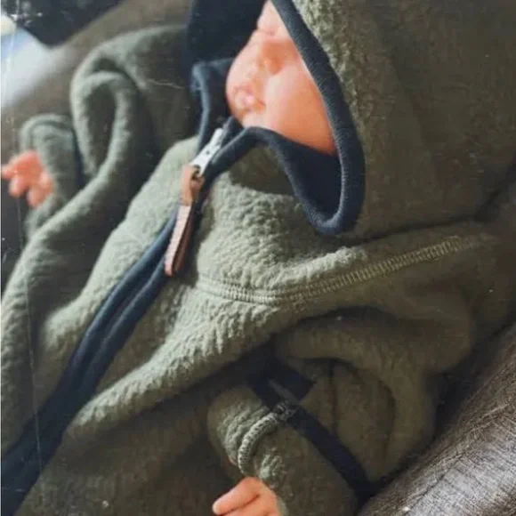 Cozy Green Kids One Piece by molo - Picture 2 of 8